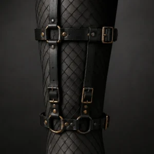 Line 05 — wizualizacja AI koncepcji Garters & Leg Harnesses